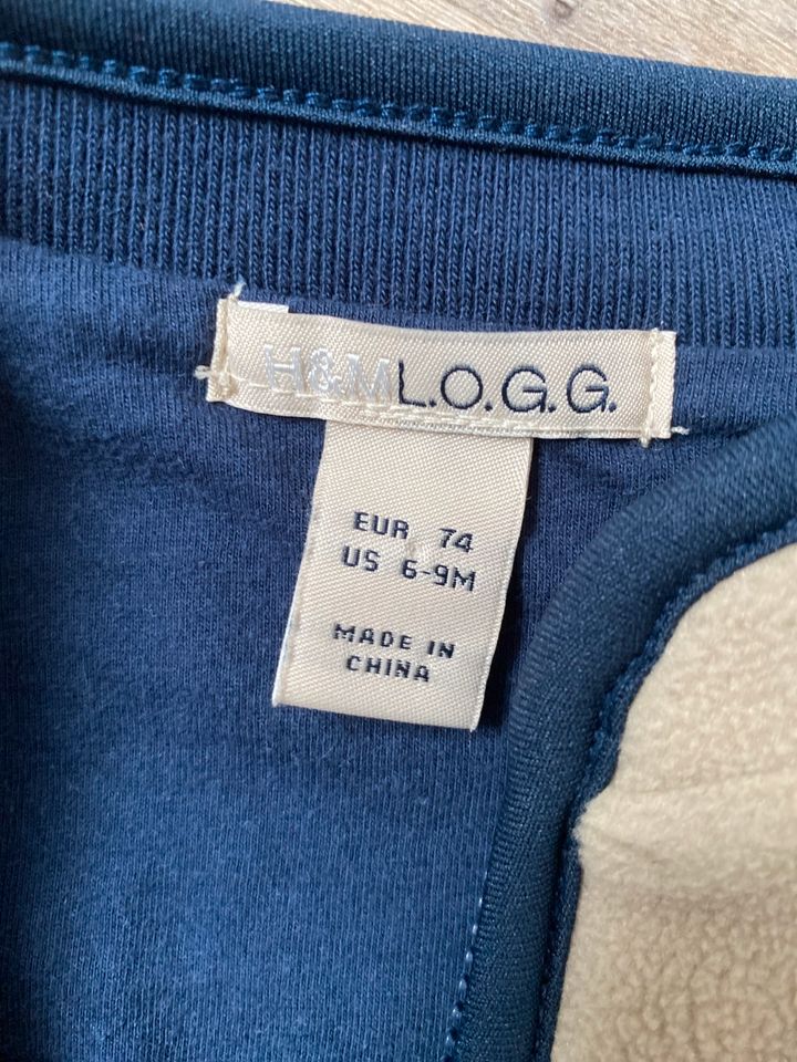 Fleecejacke H&M Größe 74 NEU in Wulften