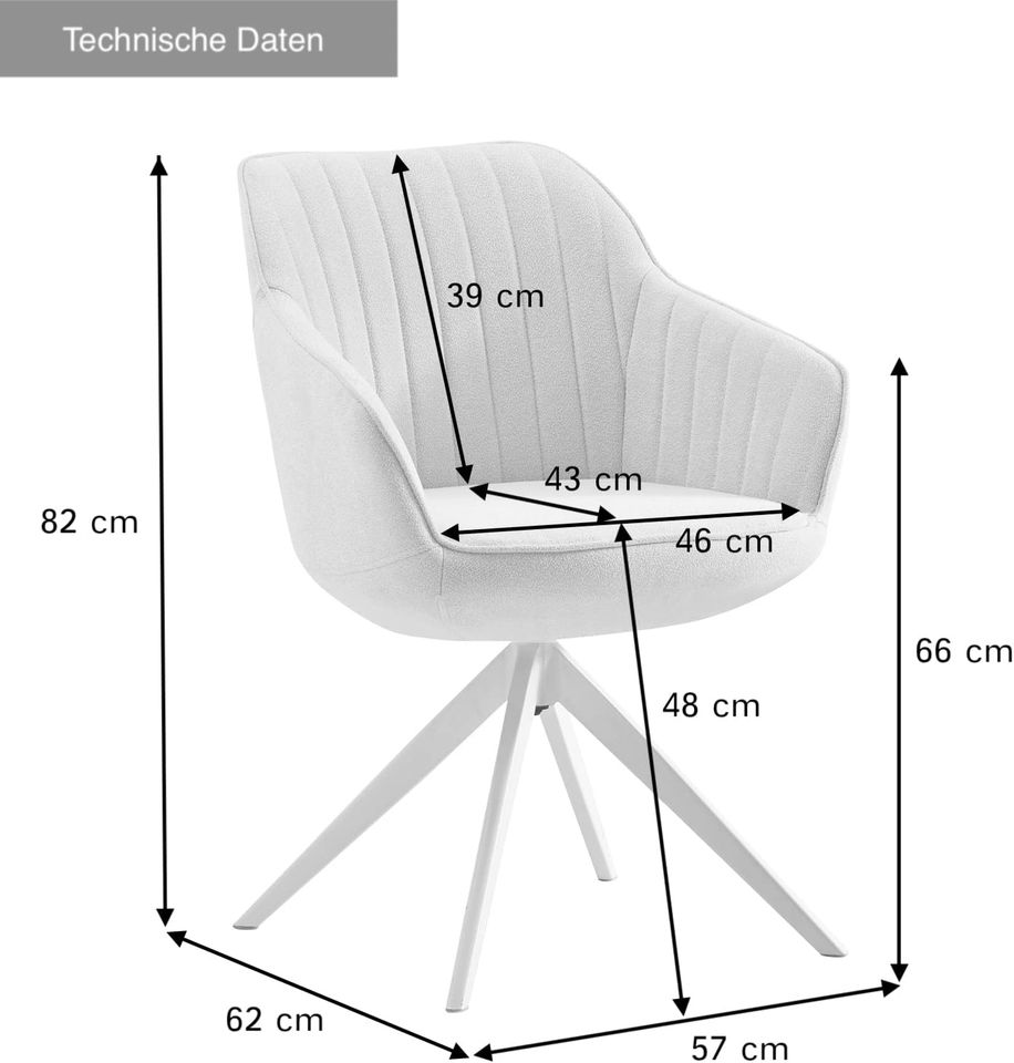 Drehstuhl Polsterstuhl Küche Esszimmer in Wildlederoptik Schwarz in Steinheim