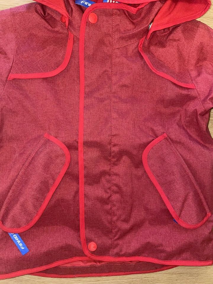 Finkid ZIP in Außenjacke Tuulis Ice Persian red 80/90 in Weitenhagen b Greifswald