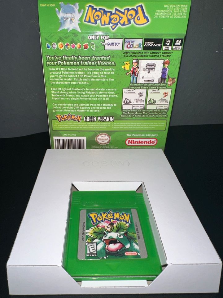 Pokémon Gameboy Green Edition in Mannheim