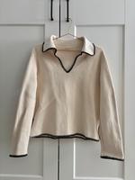 Arket Pullover Ziernähte Off-White Creme Damen S✨ Hamburg-Nord - Hamburg Alsterdorf  Vorschau