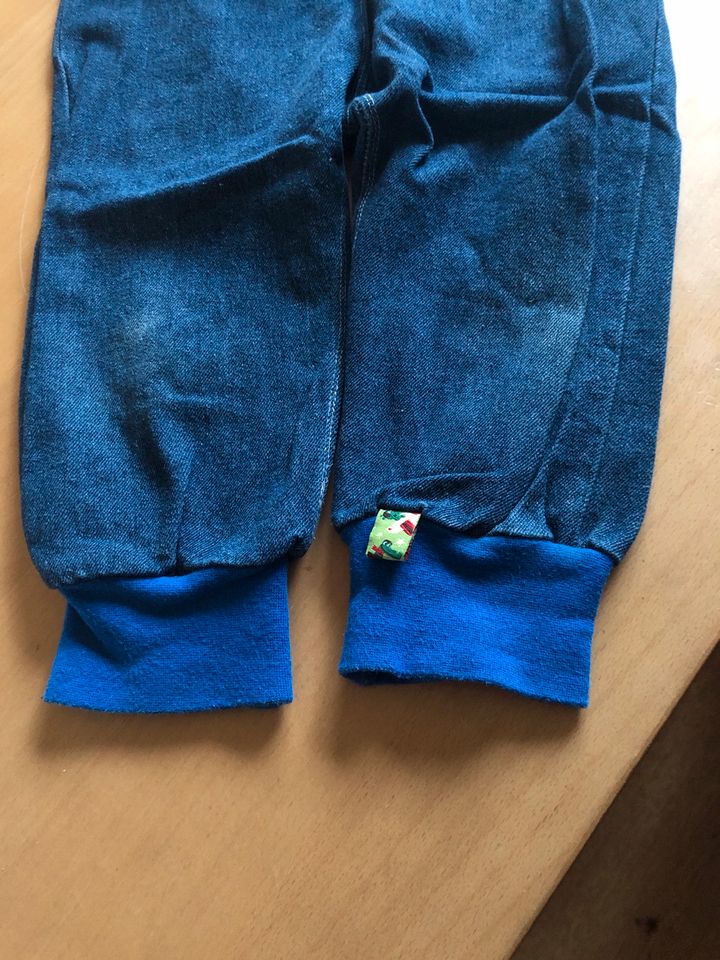 Handmade Jeans-Latzhose Größe 92 in Schelklingen