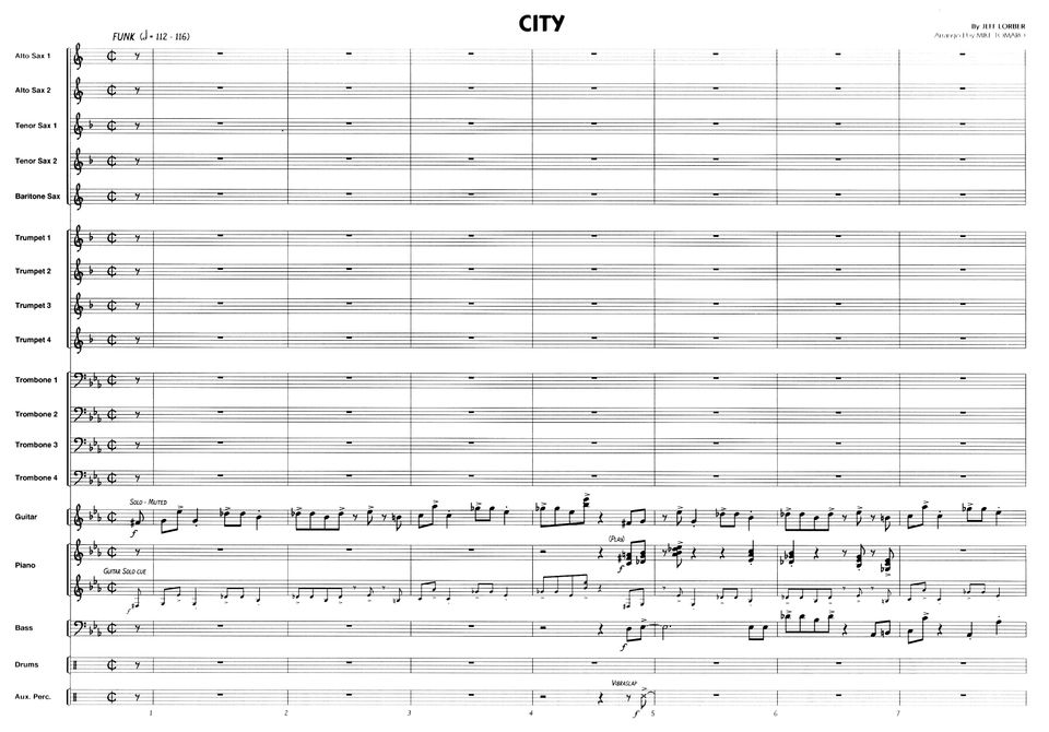 City [Jeff Lorber] arr. Mike Tomaro - Big Band Arrangement in Lippstadt