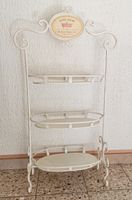 Badregal Eisen Regal antikweiß 106 cm hoch Standregal Shabby Chic Nordrhein-Westfalen - Recklinghausen Vorschau