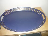 Tablett Schale Blau Metall Ikea 54 x 41 cm ca. Nordrhein-Westfalen - Gummersbach Vorschau