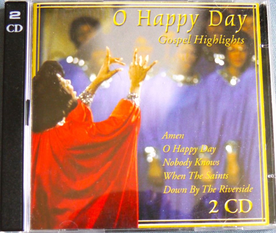 2CD Oh Happy Day Gospel Highlights 2000 Tennessee Society in Berlin