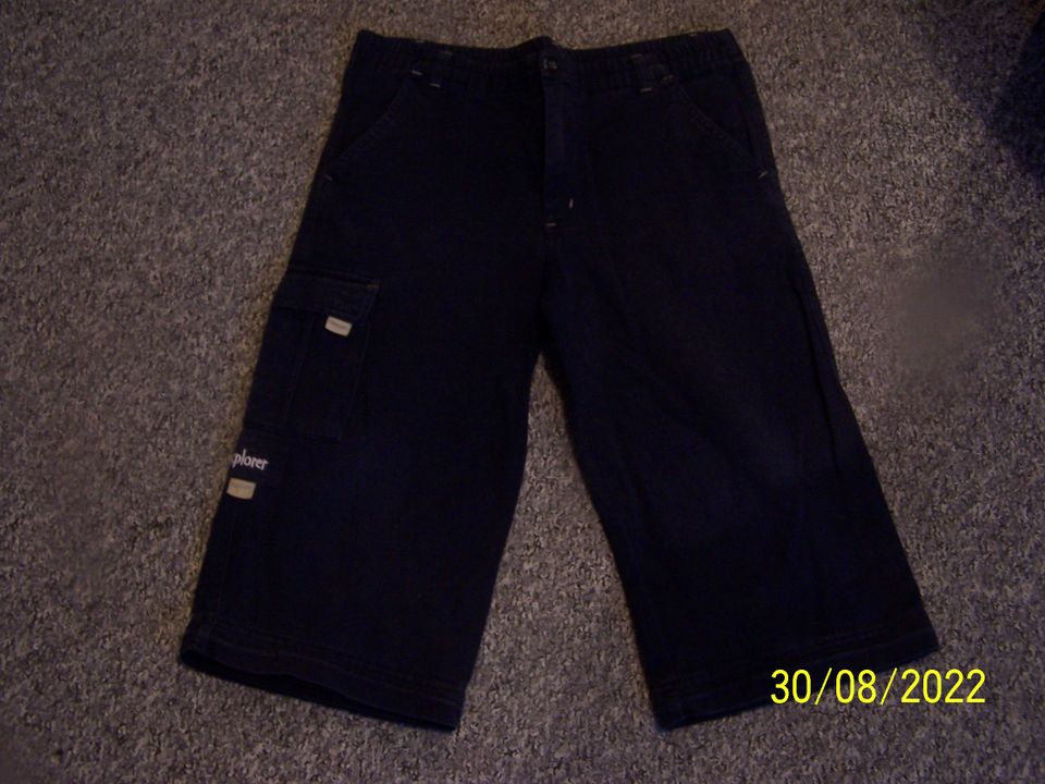 1 JungenShorts, Gr. 146//152- NEU in blau von EXPLORER, knielang. in Falkenberg/Elster