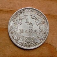 Kaiserreich: 1/2 Mark 1916 D Silber Niedersachsen - Bippen Vorschau