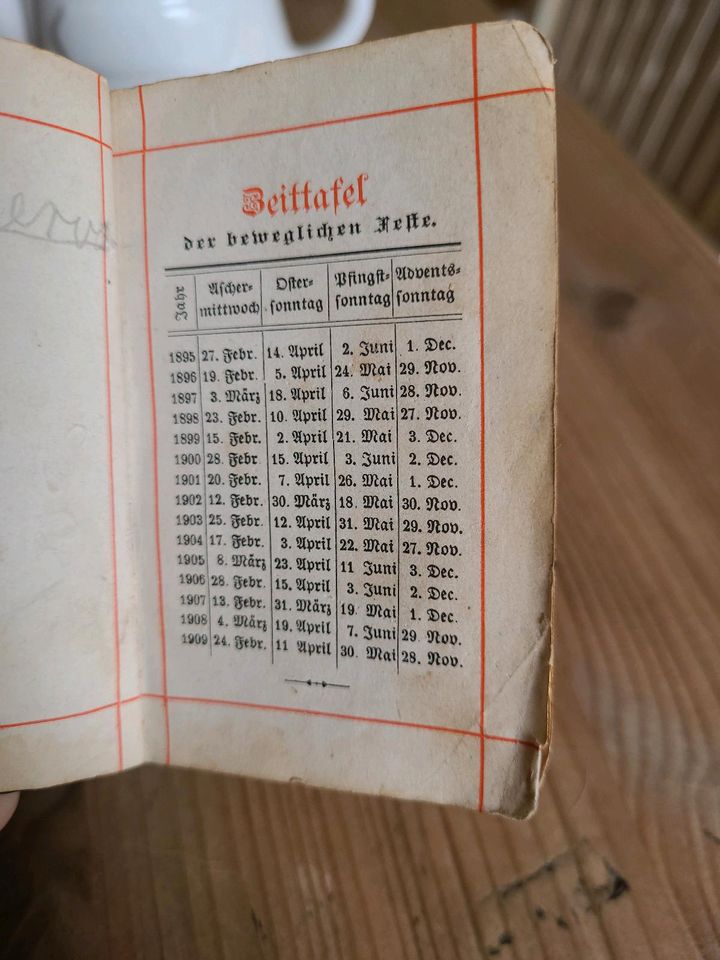 Gebetsbuch Antik  Edelstein der Frömmigkeit 1890 in Simmerath