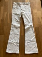 H€M Schlaghose Flared Jeans destroyed weiß, Gr. 26 Schleswig-Holstein - Leck Vorschau