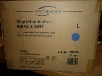 HYGONORM Einweghandschuh IDEAL LIGHT 26819 Vinyl L  1000St. Bayern - Diespeck Vorschau