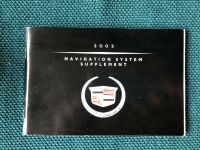 2002 Cadillac Navigation Owners Manual Betriebsanleitung englisch Hessen - Kassel Vorschau