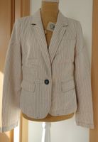 Opus Blazer Jacke Nadelstreifen beige Gr 40 L Sommer Frühjahr Baden-Württemberg - Heidelberg Vorschau