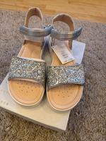 Geox Sandalen Gr 38 Silber neu mit Etikett Sachsen-Anhalt - Halle Vorschau