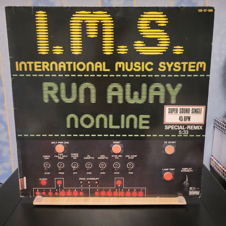 12" Maxi Single: I.M.S. - Run away / Nonline (Italo Disco) in Köln