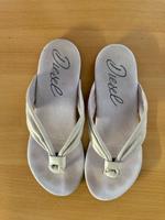 Diesel W New Day Shiney Echtleder Flipflops weiß Größe 41 Innenstadt - Köln Altstadt Vorschau