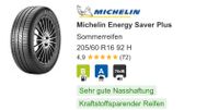 4 Sommerreifen Michelin Energy Saver Plus Schleswig-Holstein - Handewitt Vorschau