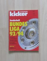 Kicker Sonderheft "BUNDESLIGA 1993/94" , mit Stecktabelle Hamburg - Bergedorf Vorschau