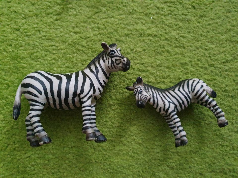Schleich Zebra Mutter und Fohlen in Rogätz