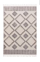 Teppich Benuta Oyo, grau weiß 120x180 cm Düsseldorf - Flingern Nord Vorschau