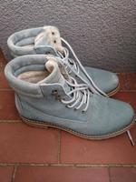 Tamaris FAST NEU Leder 40 Winter Stiefel graublau DUOTEX Niedersachsen - Buxtehude Vorschau