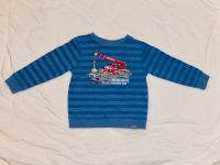 Blau gestreiftes Sweatshirt mit Feuerwehr Salt and Pepper 92 98 Niedersachsen - Hessisch Oldendorf Vorschau