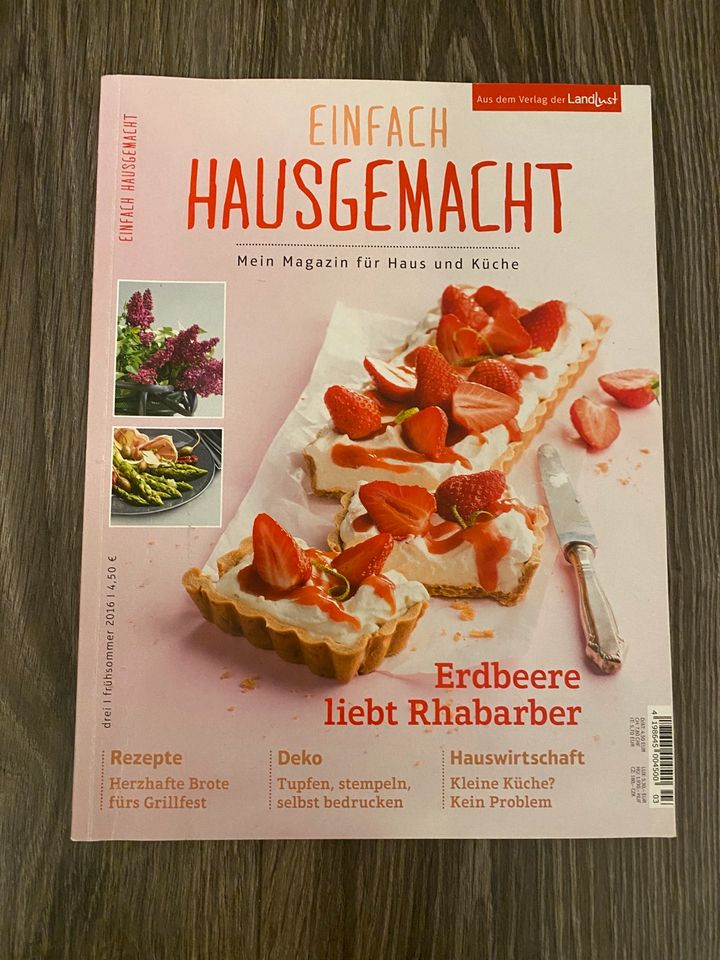 Einfach hausgemacht Magazin Zeitschrift, 2 Ausgaben 2016 in Muldestausee