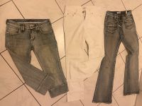 3 Hosen, Jeans, weiß, Caprihose größe 32/34 Baden-Württemberg - Murr Württemberg Vorschau