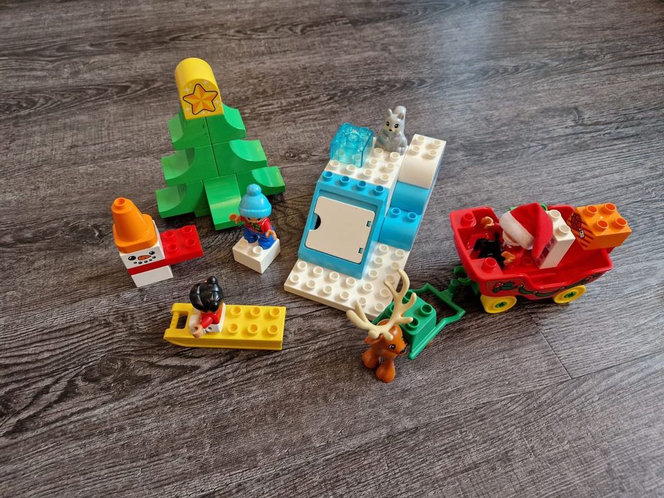 Lego Duplo Winterspaß mit dem Weihnachtsmann 10837 in Nersingen