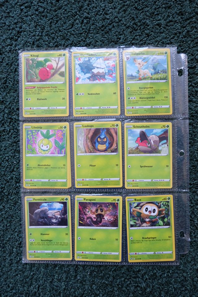 Pokemon Set 46x TYP PFLANZE Sammelkarten Karten Bisasam Folipurba in Dresden