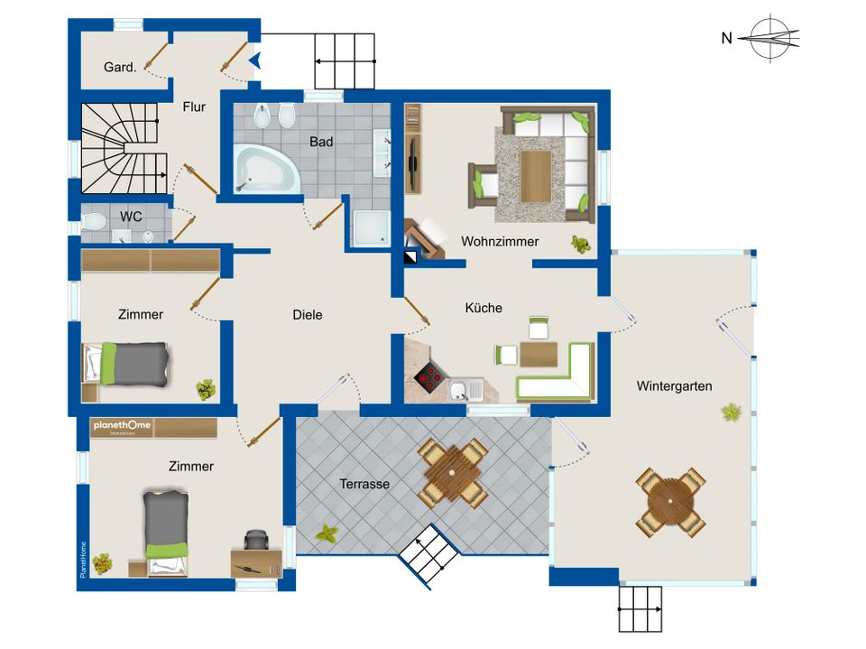 Gepflegtes Ein-/Zweifamilienhaus mit schönem Garten im begehrten Regensburger Westen in Regensburg