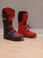 Enduro Motocross boots Größe 38 schwarz-rot Sachsen-Anhalt - Rogätz Vorschau