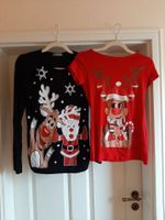 Schwarzer dünner Pulli/rotes Damen Shirt Weihnachtsmotiv Gr. S Nordvorpommern - Landkreis - Ribnitz-Damgarten Vorschau