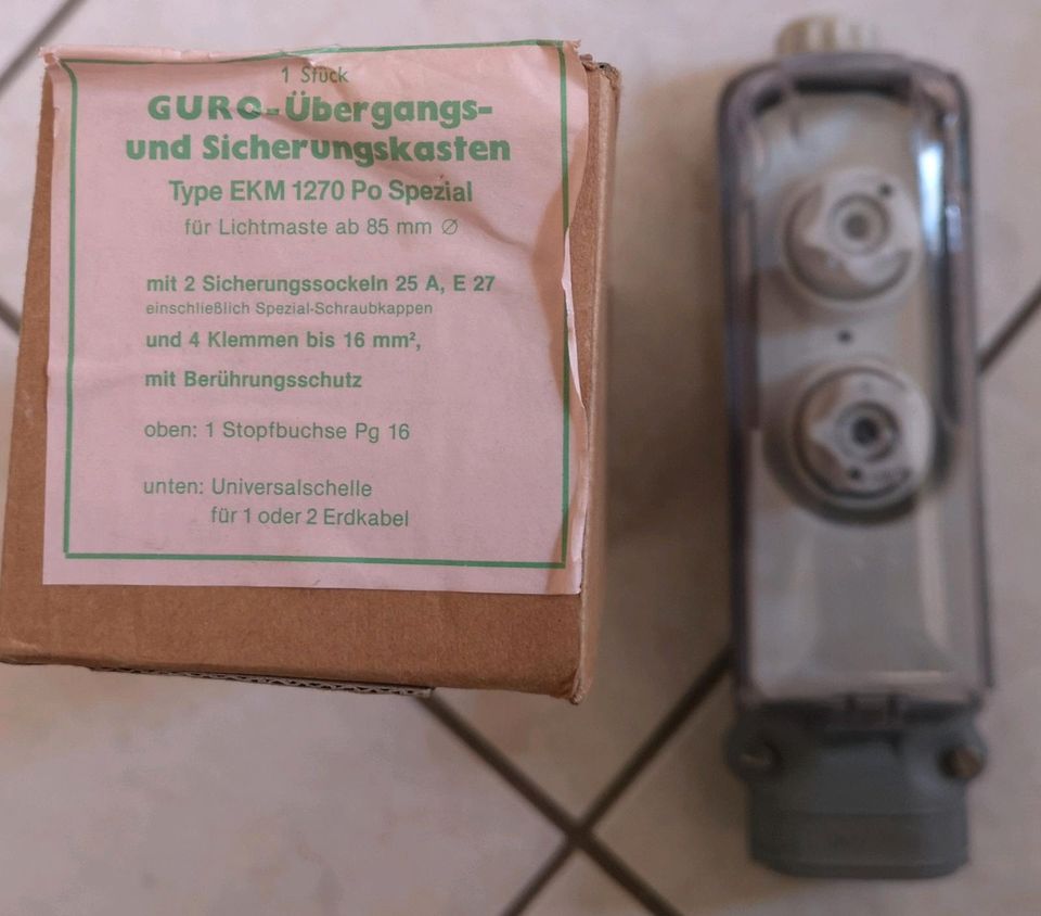 Guro Sicherungskasten EKM1270 Po Übergangskasten 25A/500V in Volkmarsen