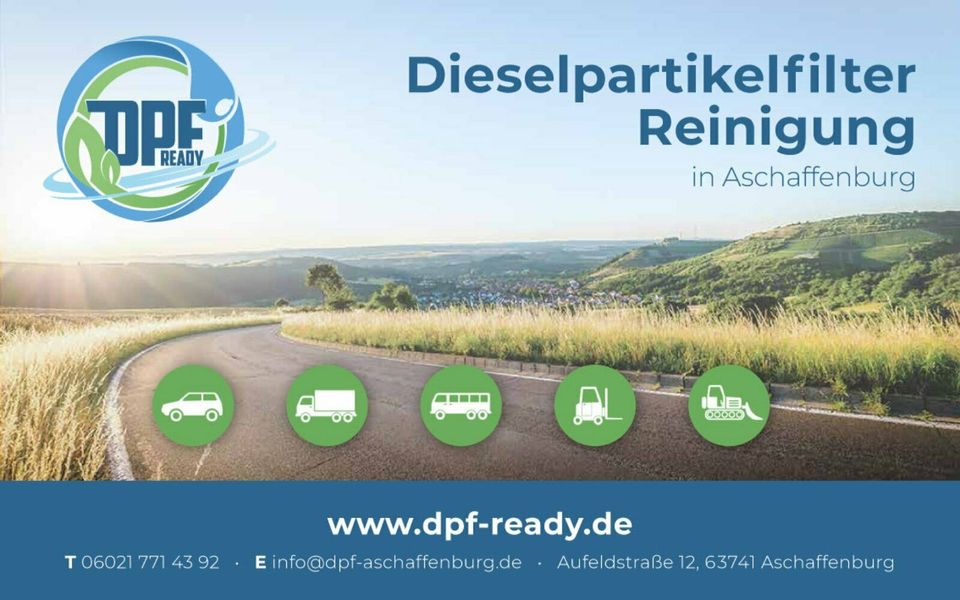 Dieselpartikelfilter Reinigung DPF READY Aschaffenburg in Aschaffenburg