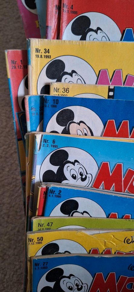 Über 50 Micky Maus Heftchen Comics 90er Donald Duck in Ofterdingen