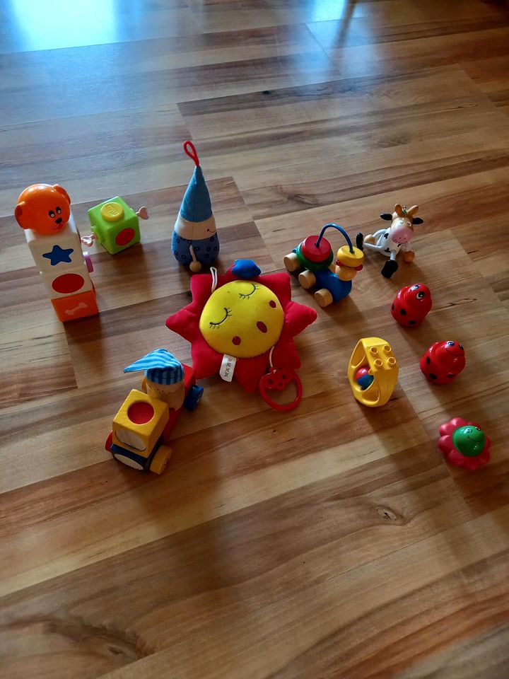 Tolles Baby Spielzeug Set 15teilig Haba Chicco Lego ec. in Bad Krozingen