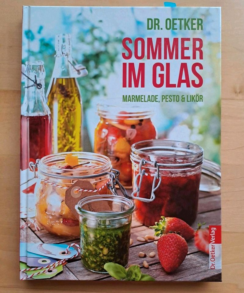 Neuwertig Dr.Oetker Sommer im Glas Kochbuch in Kröning