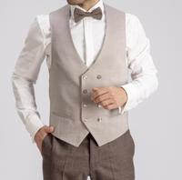 Weste Hochzeit Kastell Beige NEU mit Etikett Größe 50 Nordrhein-Westfalen - Lage Vorschau