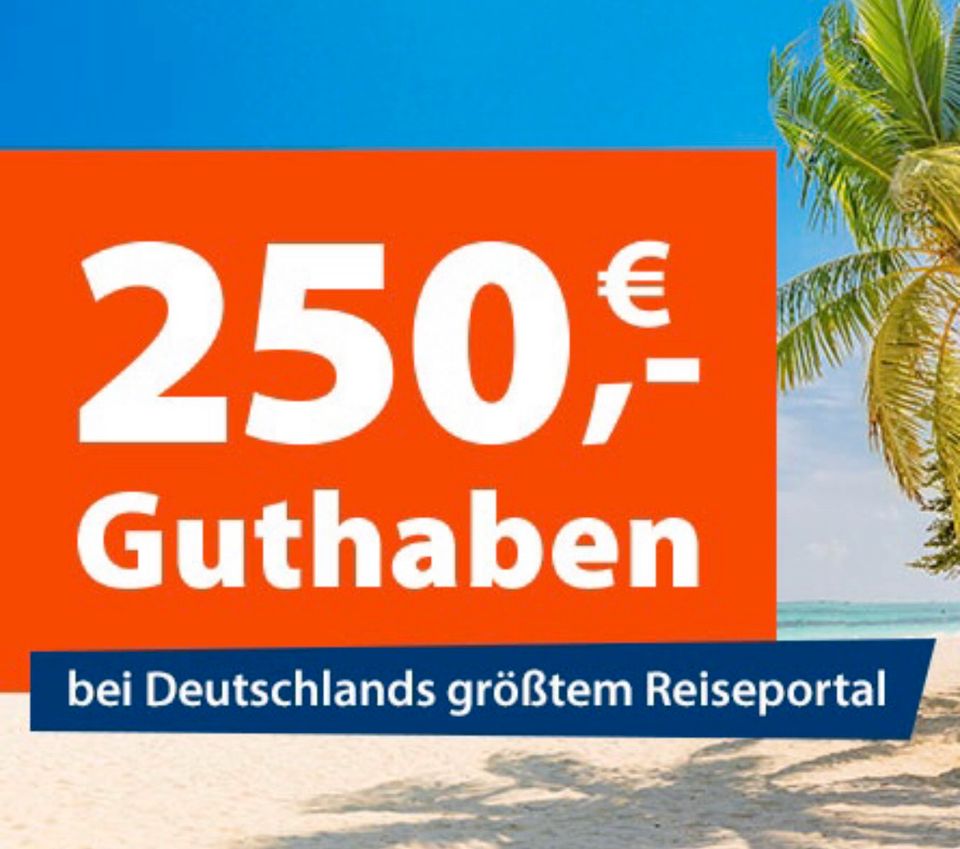 250€ Check24 Reise Gutschein / Guthaben / Coupon / Code *sofort* in Nürnberg (Mittelfr)
