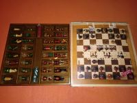 Das grosse Kunstvolle Zweifach Schach Schachspiel Setzkasten Saarland - Merchweiler Vorschau