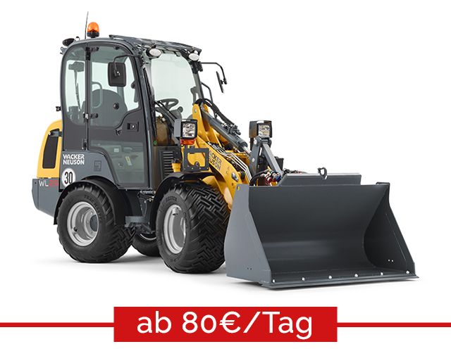 Wacker Neuson WL25 2,7t Radlader Hoflader Stapler Bagger MIETEN in Berlin