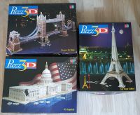 MB 3D-Puzzle, drei Stück, Eiffelturm, Capitol, Tower Bridge Niedersachsen - Verden Vorschau