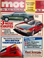 MOT die Auto Zeitschrift 16/1985 Volvo 580 Ford Scorpio Nissan Essen - Essen-Frintrop Vorschau