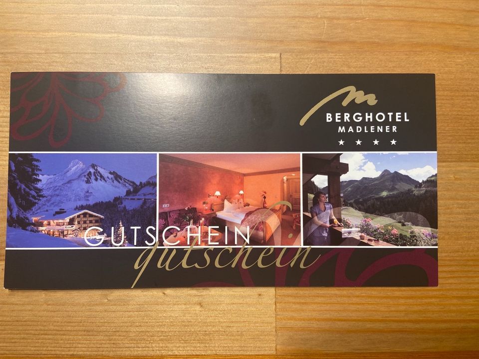 Hotelgutschein Berghotel Madlener Bregenzerwald Damüls 50€ in Zimmern ob Rottweil