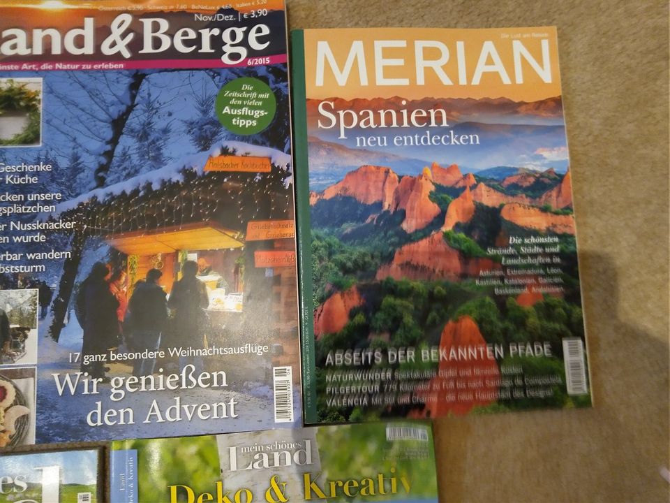 5 Zeitschriften Mein schönes Land Deko & Kreativ Stadt & Land in Obrigheim