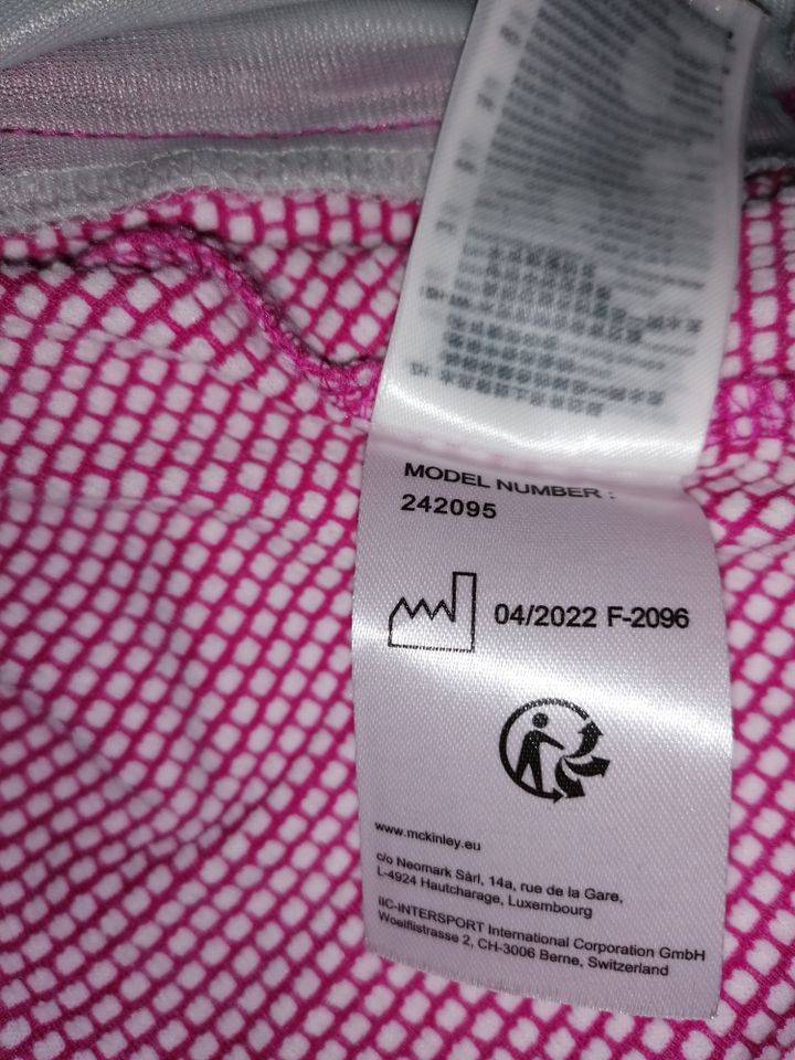 McKinley Fleece Jacke Roto II Gr. 40 pink/melange in Straubing