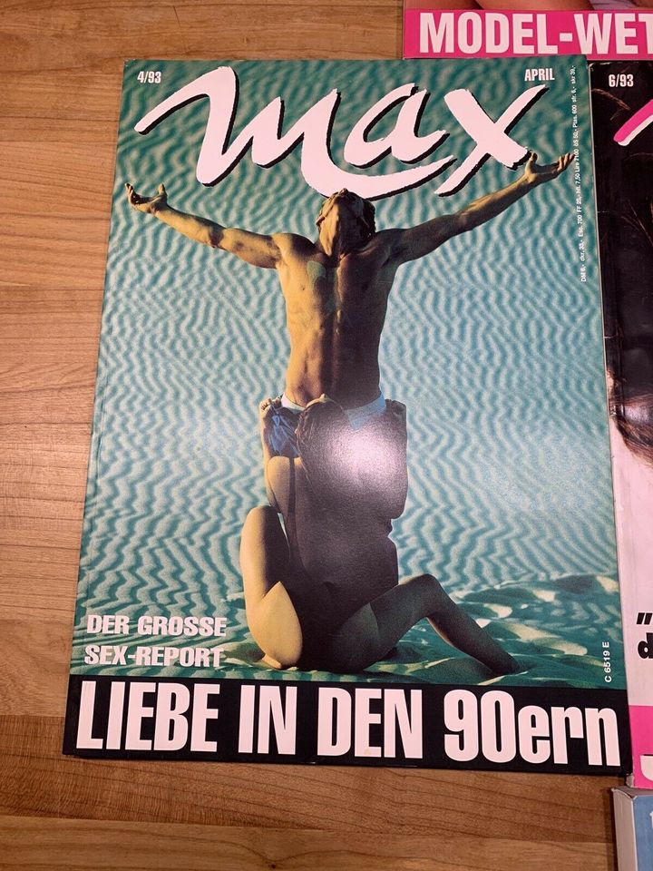 Alte MAX Zeitschriften 1992 & 1993 in München