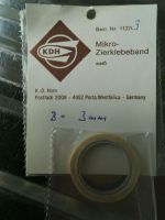 Zierklebeband - KDH - 3 mm breit- weiss Vahrenwald-List - List Vorschau