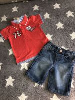 Zara & Next Poloshirt rot neu & Shorts Jeans in 2-3 Jahre 98 Rheinland-Pfalz - Standenbühl Vorschau
